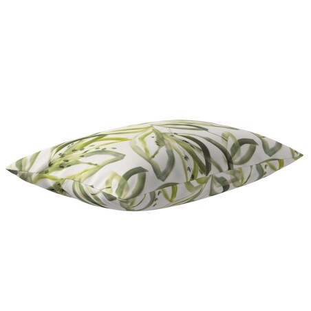 Poszewka Kinga na poduszkę prostokątną 47x28 biało-zielony