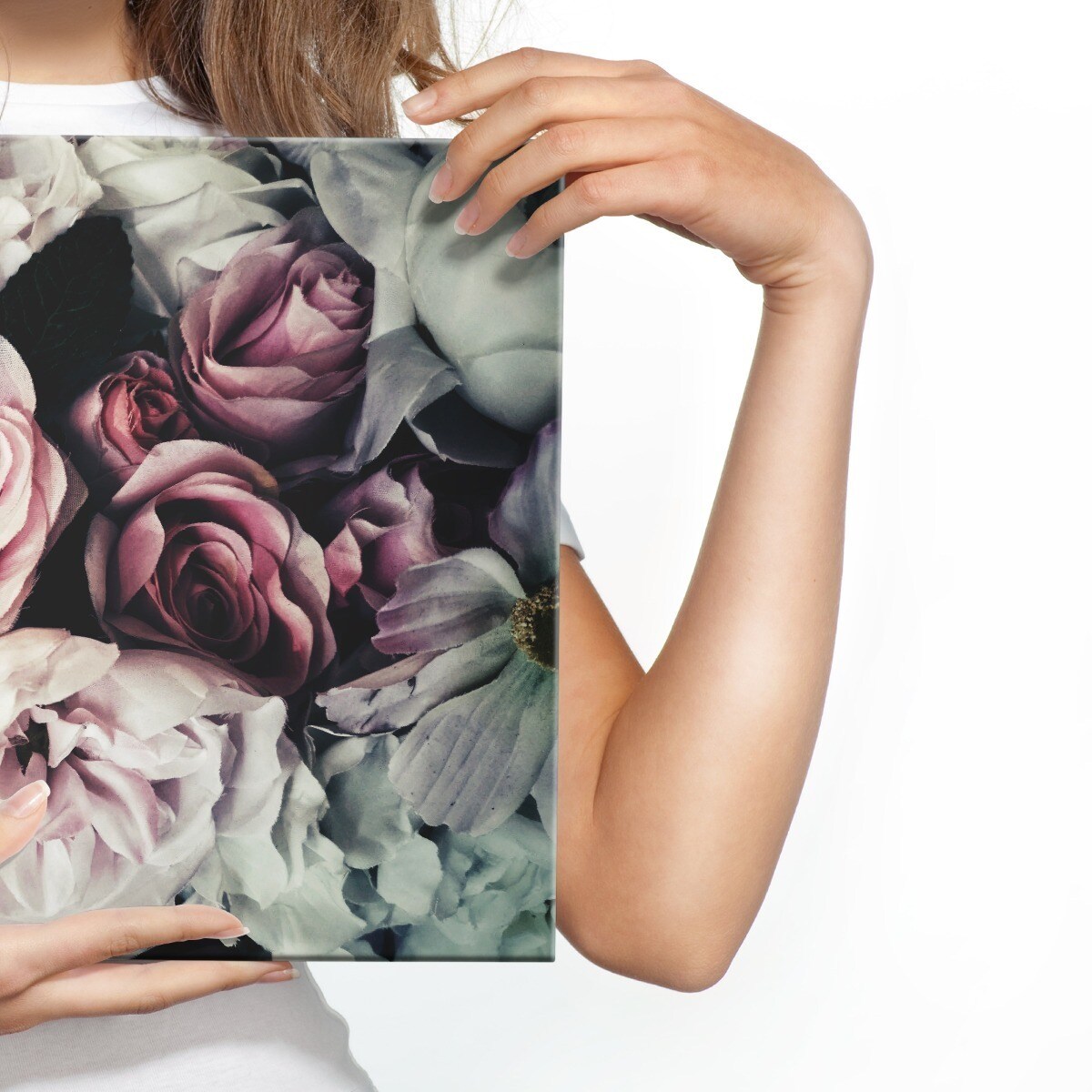 Obraz Akwarelowe Róże W Stylu Vintage 70x50cm