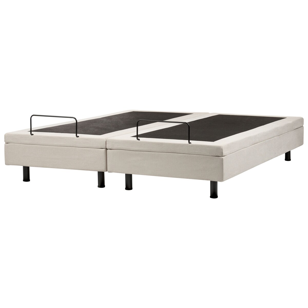 Łóżko regulowane bez zagłówka DUKE II 180 x 200 cm Jasnobeżowy