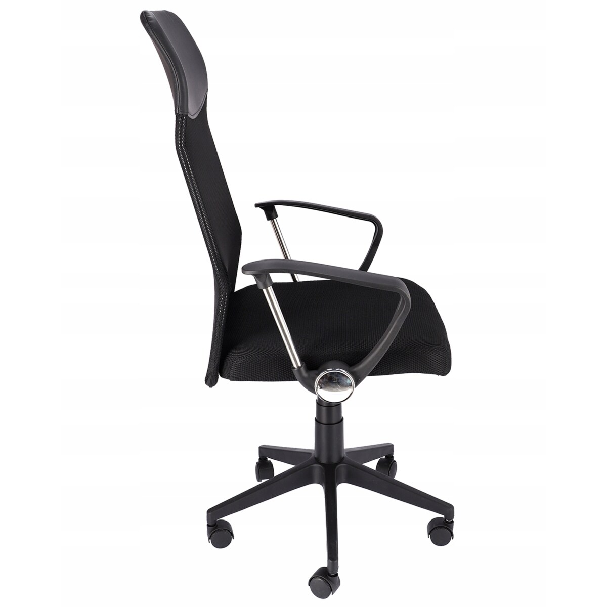 Fotel Krzesło Do Biurka Biura Zoom Ekoskóra Czarna