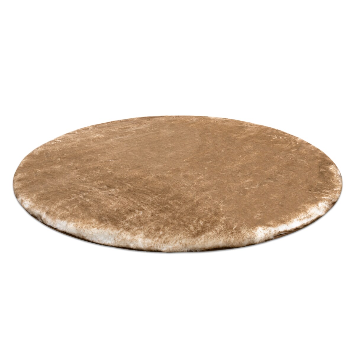 Dywan LAPIN Shaggy koło kość słoniowa / koło 100 cm