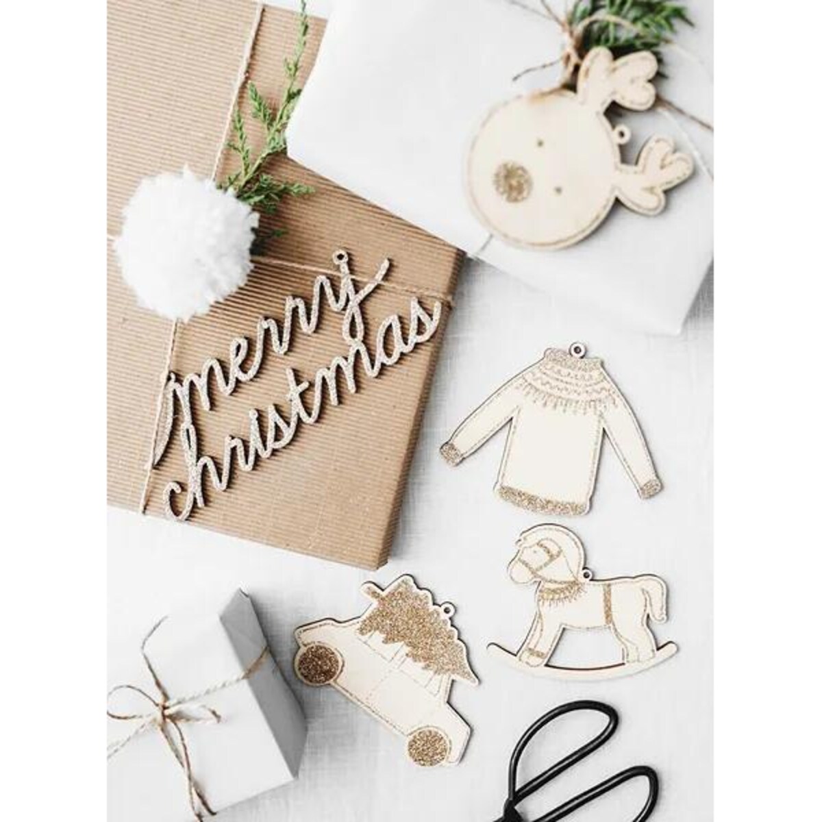 Zawieszki dekoracyjne Święta, mix