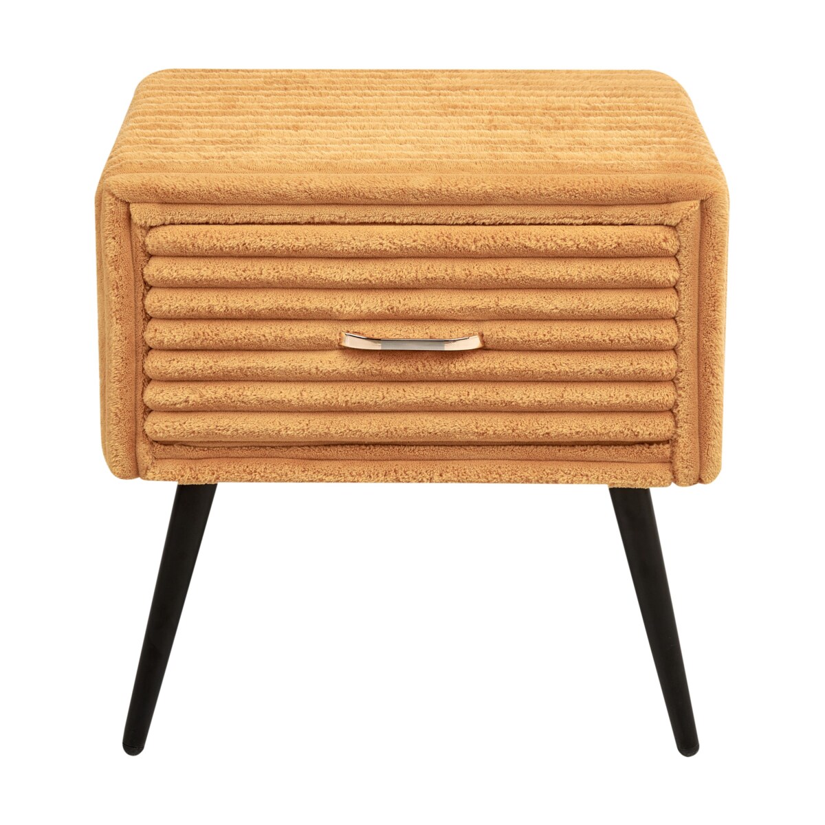 Szafka nocna FLAYAT Sztruks Pomarańczowy