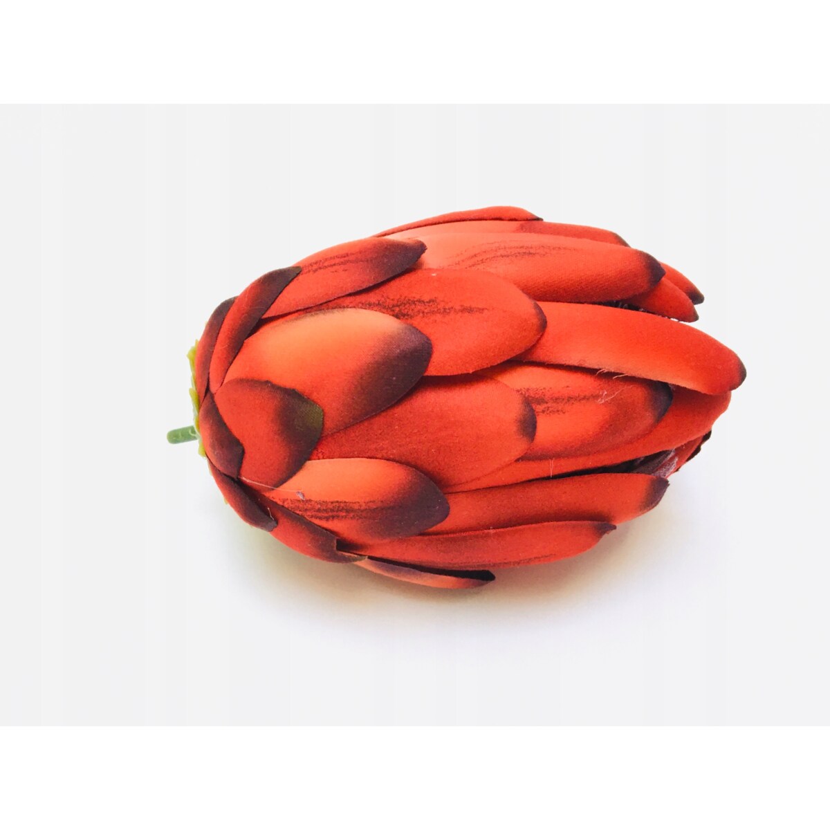 SZTUCZNY KWIAT PROTEA karczoch DUŻY CZERWONY stroik dodatek wiązanka bukiet