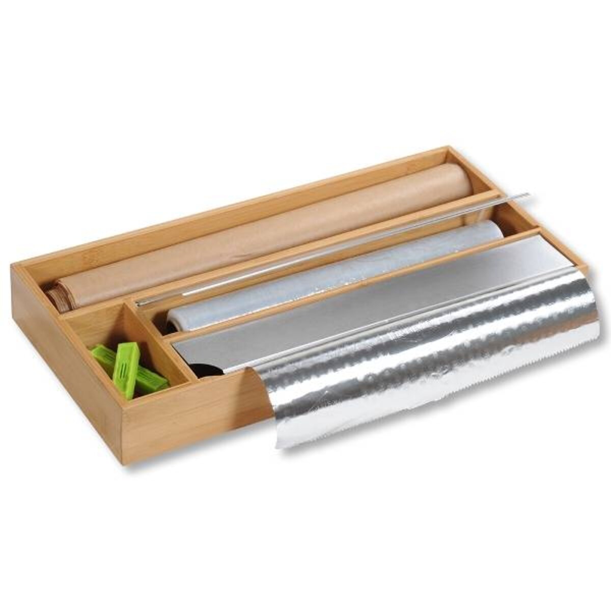 Obcinarka do folii spożywczej z dodatkowymi przegródkami, Kesper