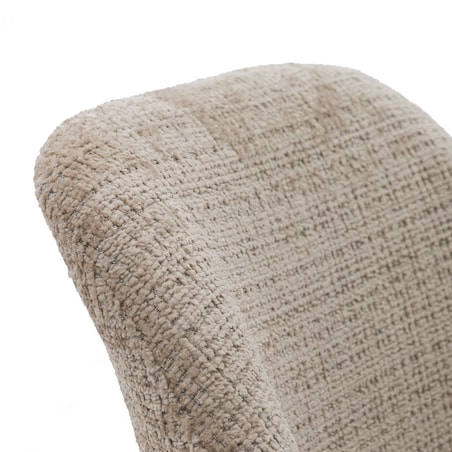 Krzesło obrotowe tapicerowane MILO II ciemny beż do salonu jadalni kuchni