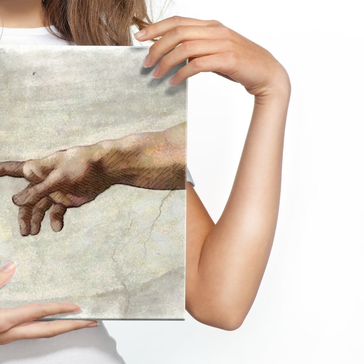 Obraz Na Płótnie Stworzenie Adama 120x80cm