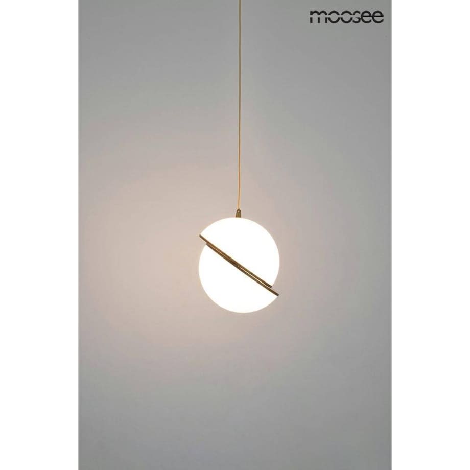 Lampa wisząca Globe MSE010100238 dwie półkule białe złote