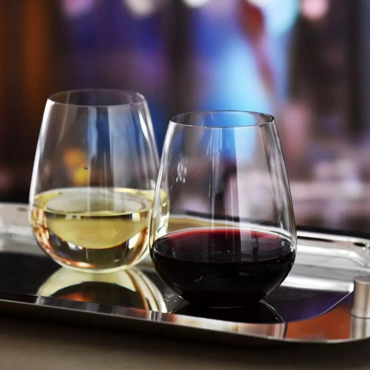 Szklanki do Wina Czerwonego Duet Krosno 2 szt 500 ml Stemless Duże Pojemne