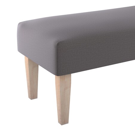 Ławka, brązowy welwet, 100 x 40 x 40 cm, Ingrid