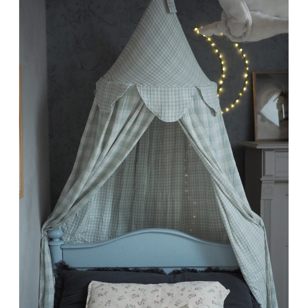 Mint – baldachim dwustronny muślinowy