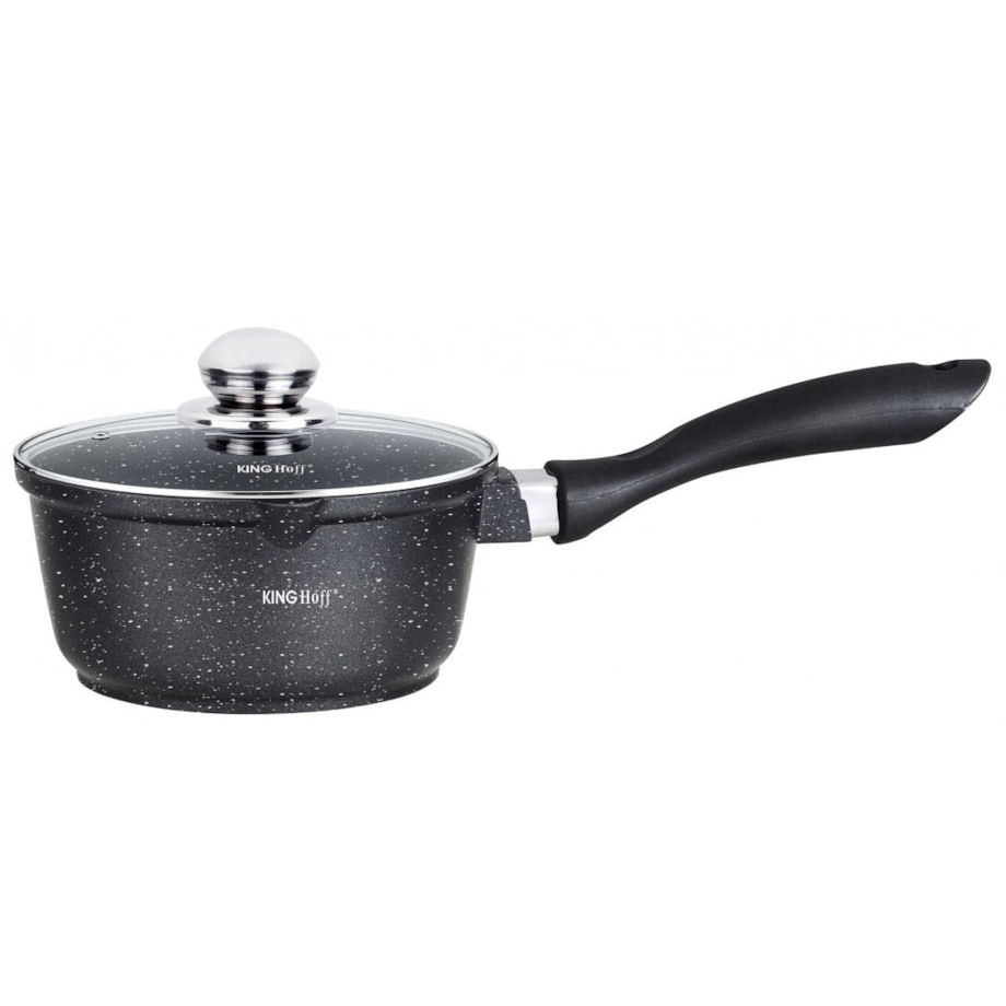 Rondel z powłoką marmurową indukcja 1.3L 16cm KINGHOFF