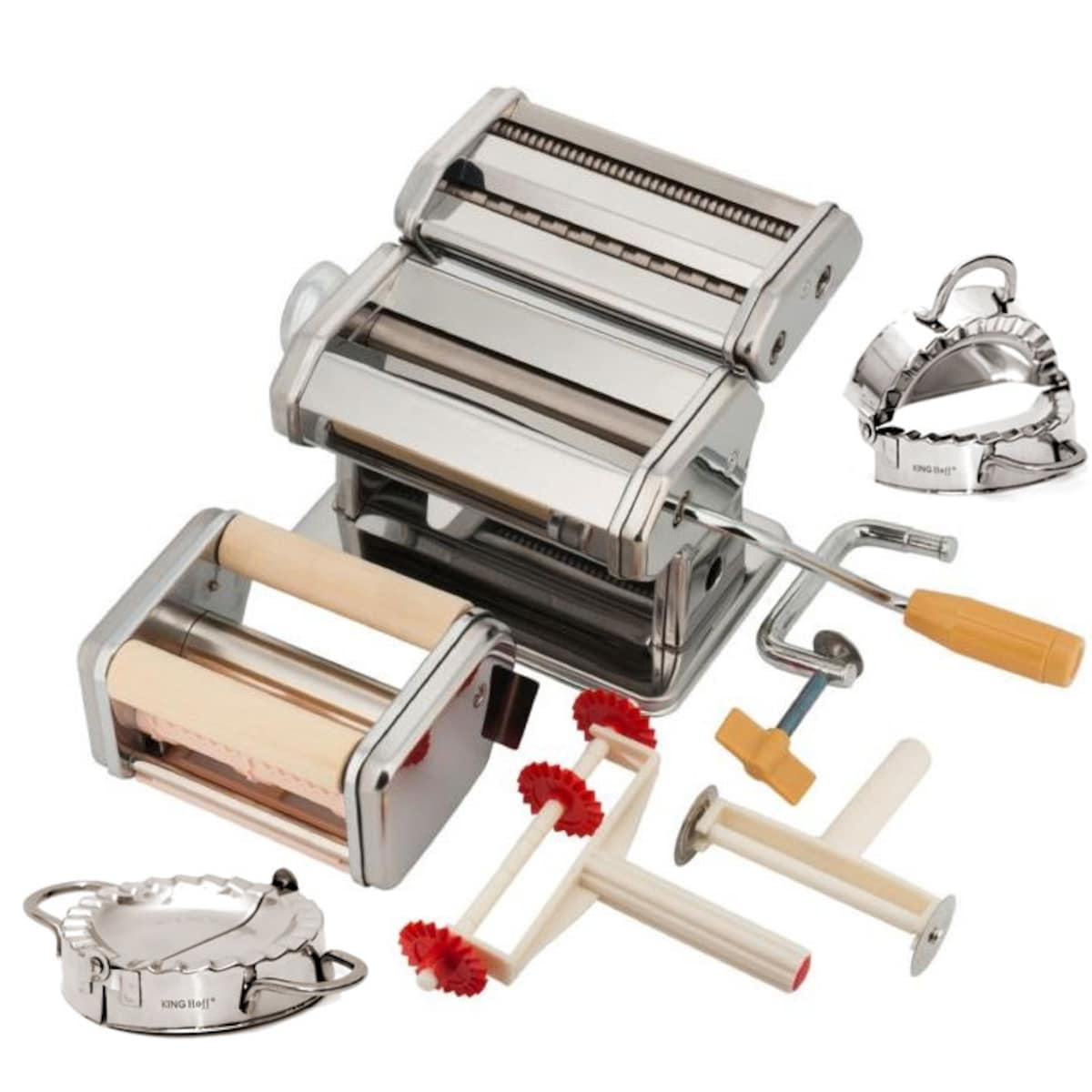 Maszynka 5 w 1 do ciasta, makaronu ravioli i pierogów KINGHOFF