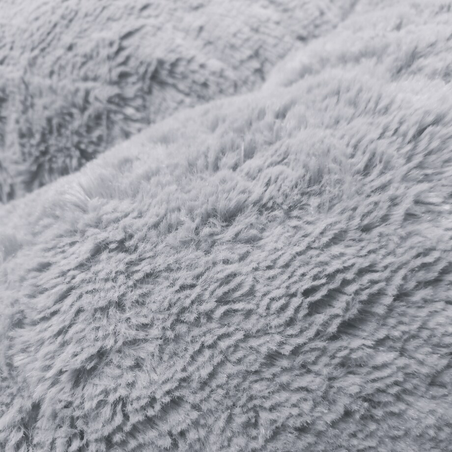 Legowisko pluszowe dla kota lub psa FUZZY, 70 cm, Szary