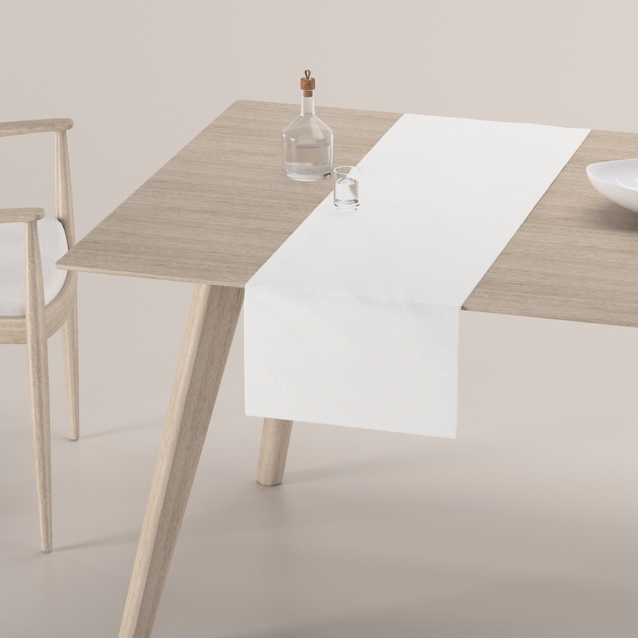 Bieżnik prostokątny 40x130 białoszary