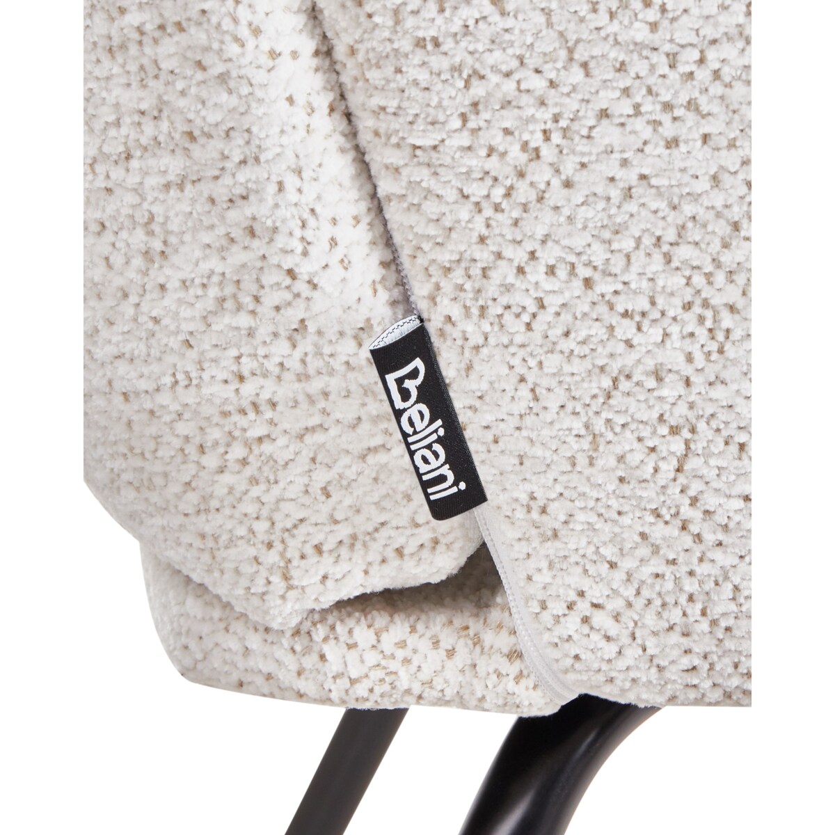 Fotel bujany KVELIA Złamana biel