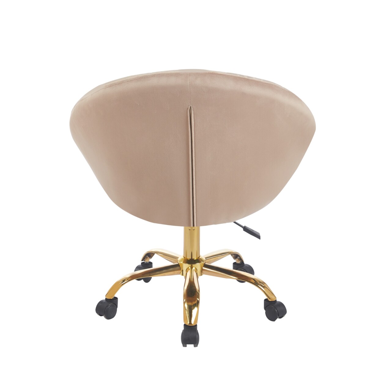 Fotel podnoszony ELEGANCKI obrotowy WELUR na kółkach RUNDO beżowy JUMIhome