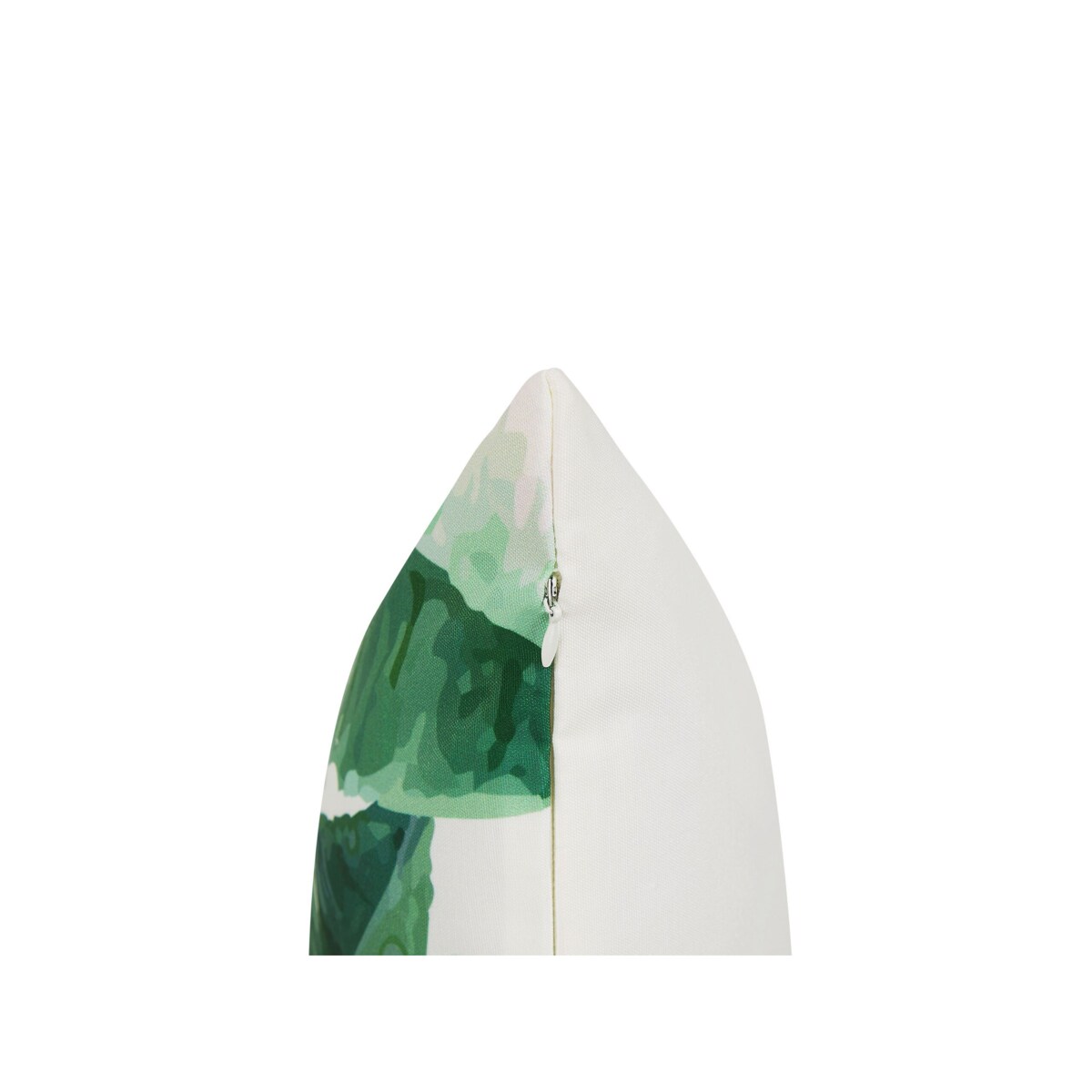 2 poduszki ogrodowe w liście 45 x 45 cm zielony PAVELLI