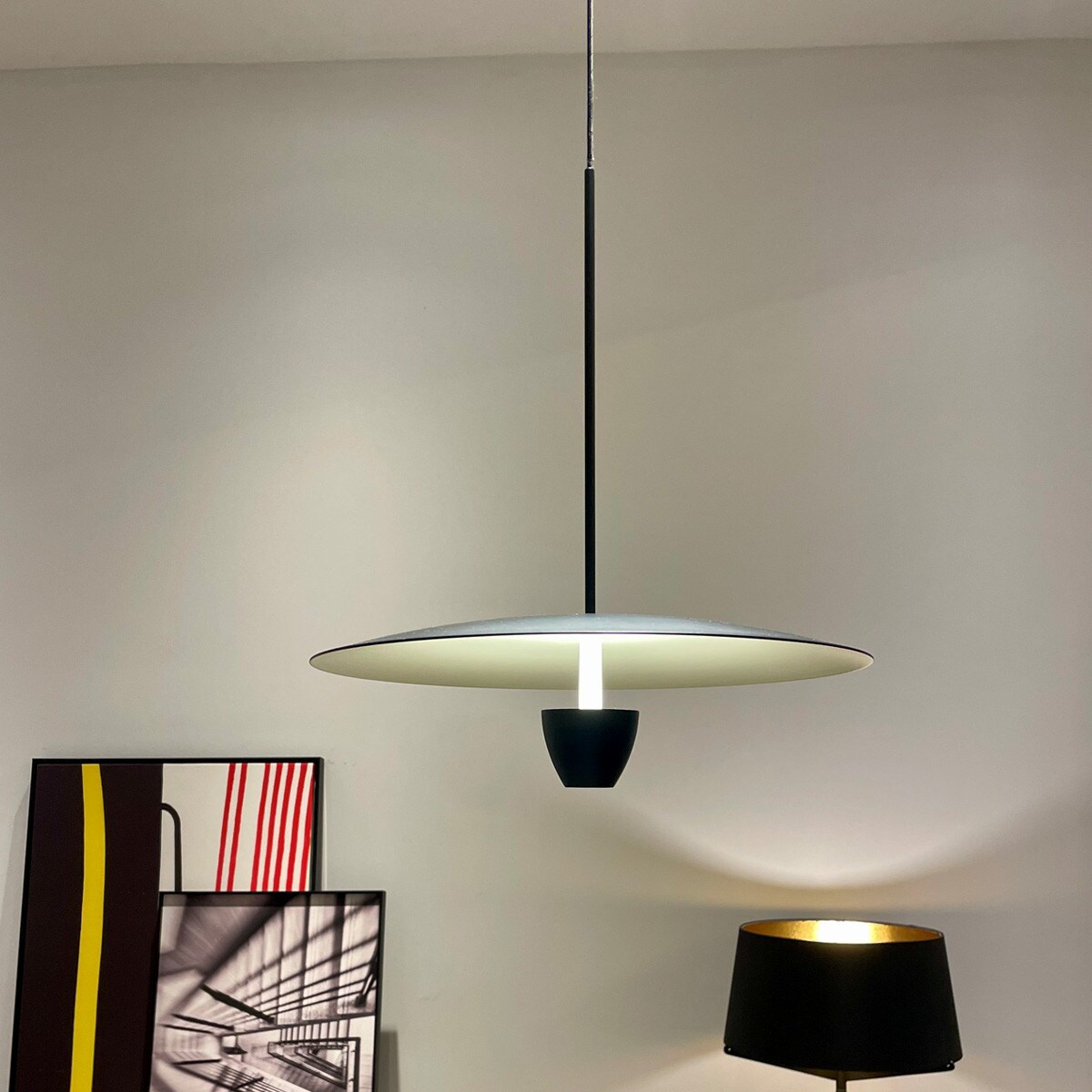 Lampa wisząca Light Prestige Ufo czarny LED CCT 3000K/4000K/6000K (regulowana) 1 szt.