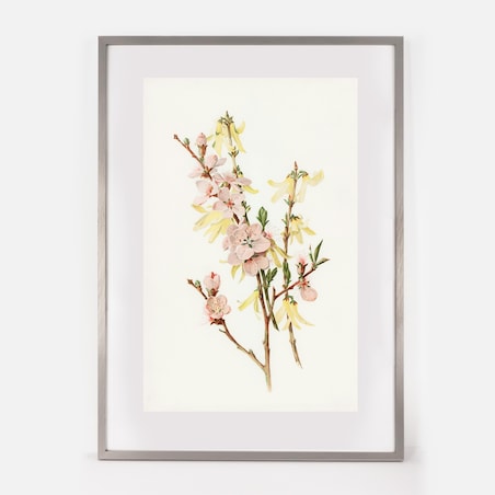 Srebrna ramka na zdjęcia 50x70 cm rama MDF ramki do zdjęć 70x50 cm FRAMAI®