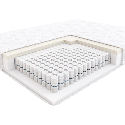 Materac 140x200 Tango HILDING Velvet twardy sprężynowy