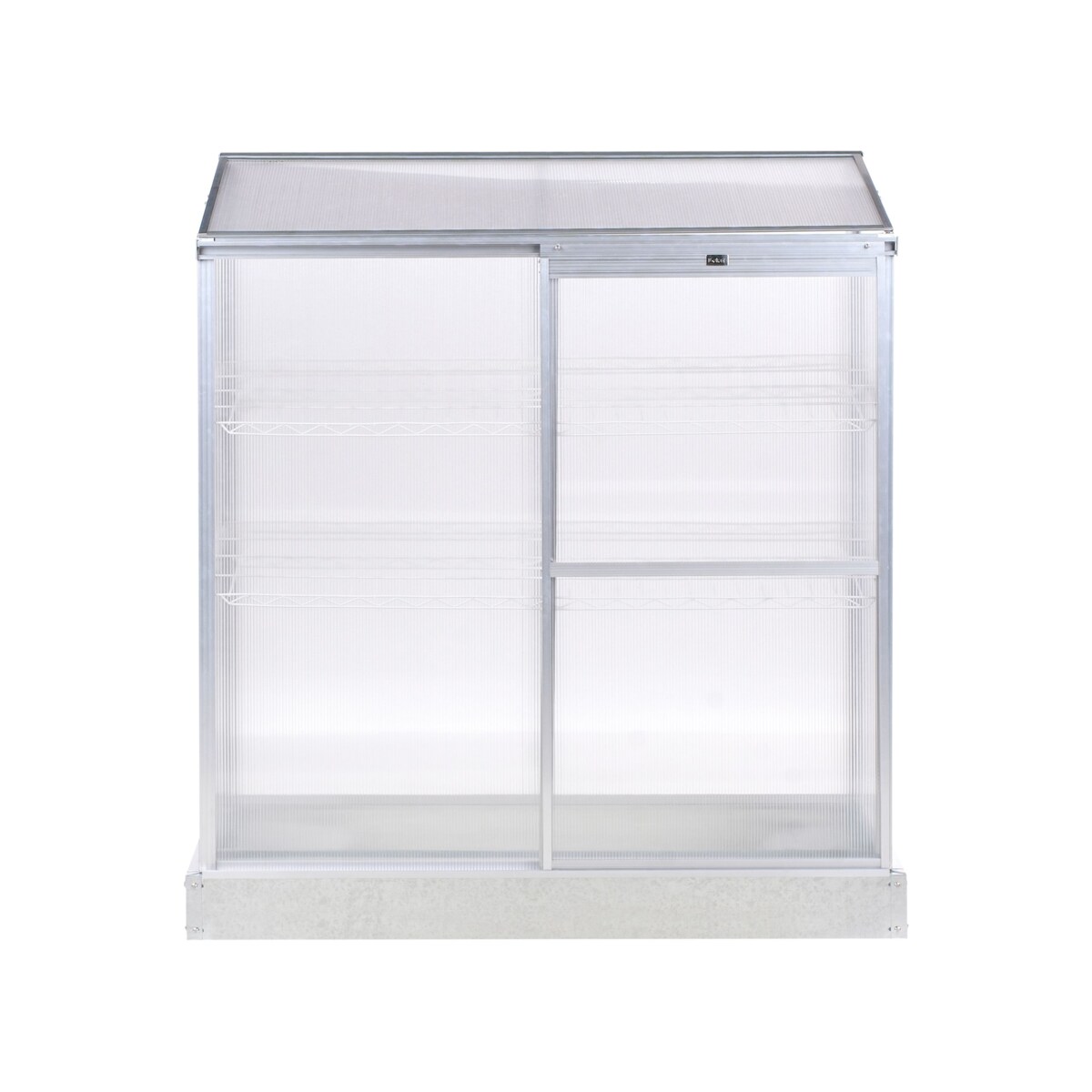Szklarnia balkonowa LECCE Srebrny 59 cm