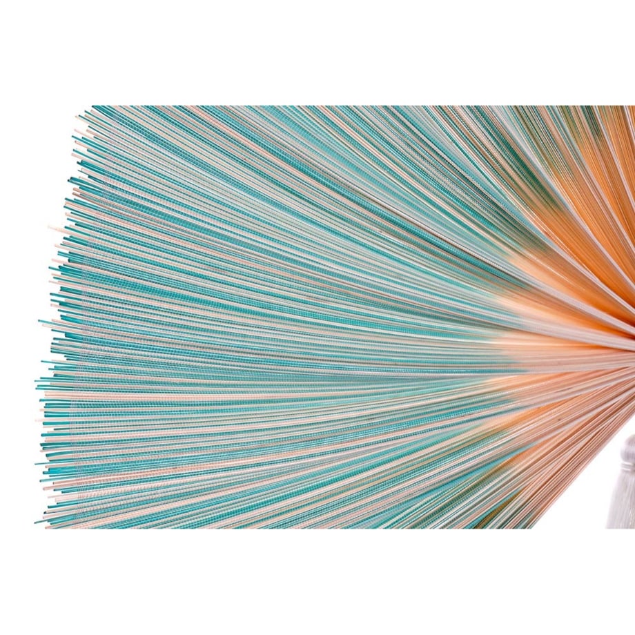 Wachlarz dekoracyjny miętowy Osaka 140x67 cm