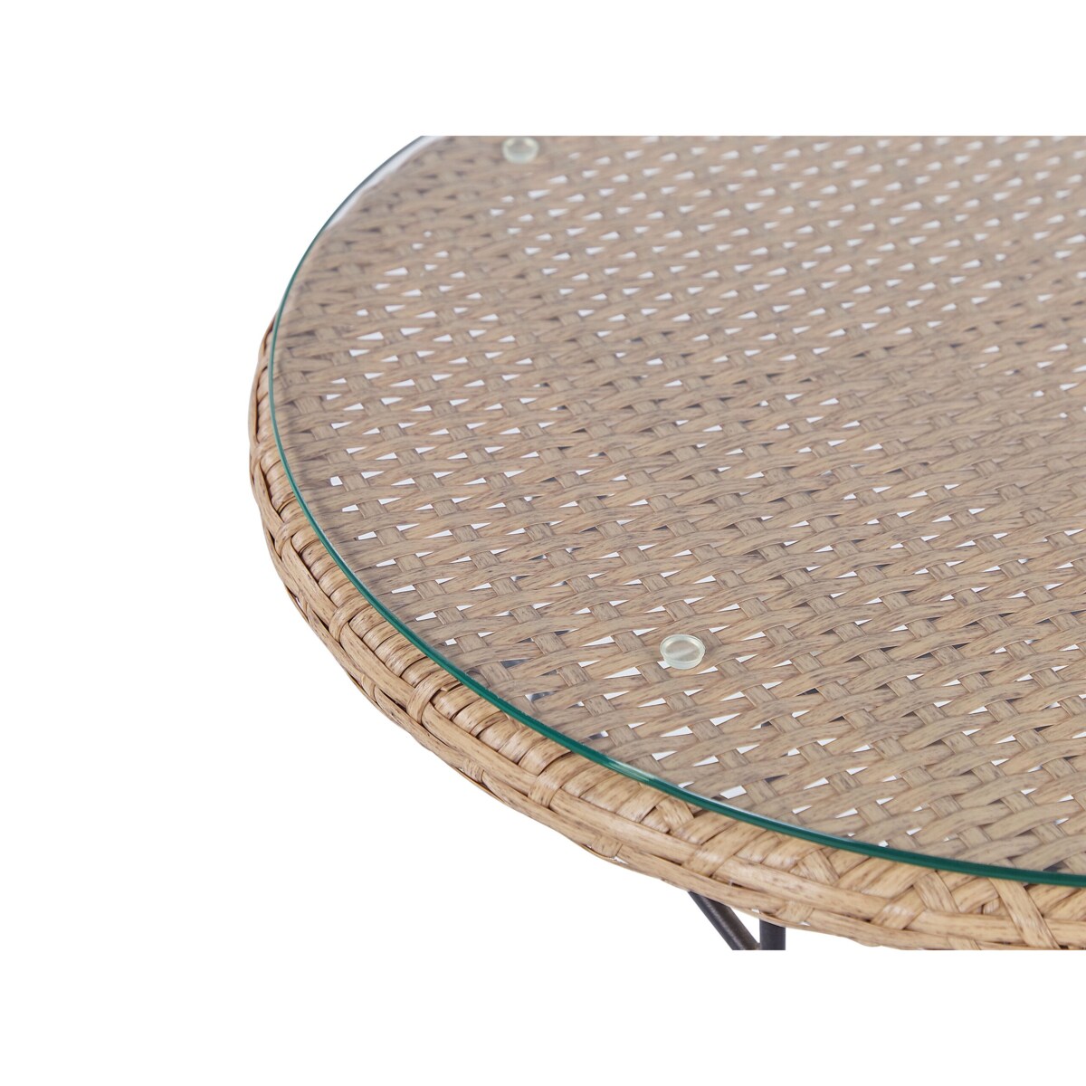 Zestaw mebli balkonowych z technorattanu naturaly TROPEA II