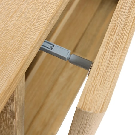 Komoda RTV z drewna akacjowego z przeszkleniem Verra