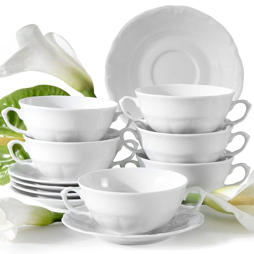 Bulionówka ze spodkiem 6 szt. MARIA TERESA