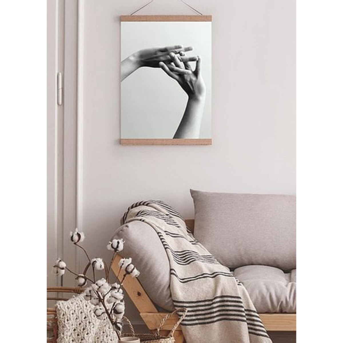 Poster Story, Plakat, Obraz - Splecione Palce, wymiary 60 x 84 cm