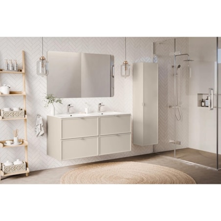 Szafka pod umywalkę BELLA CASHMERE 82-80-2S 80cm kaszmirowa