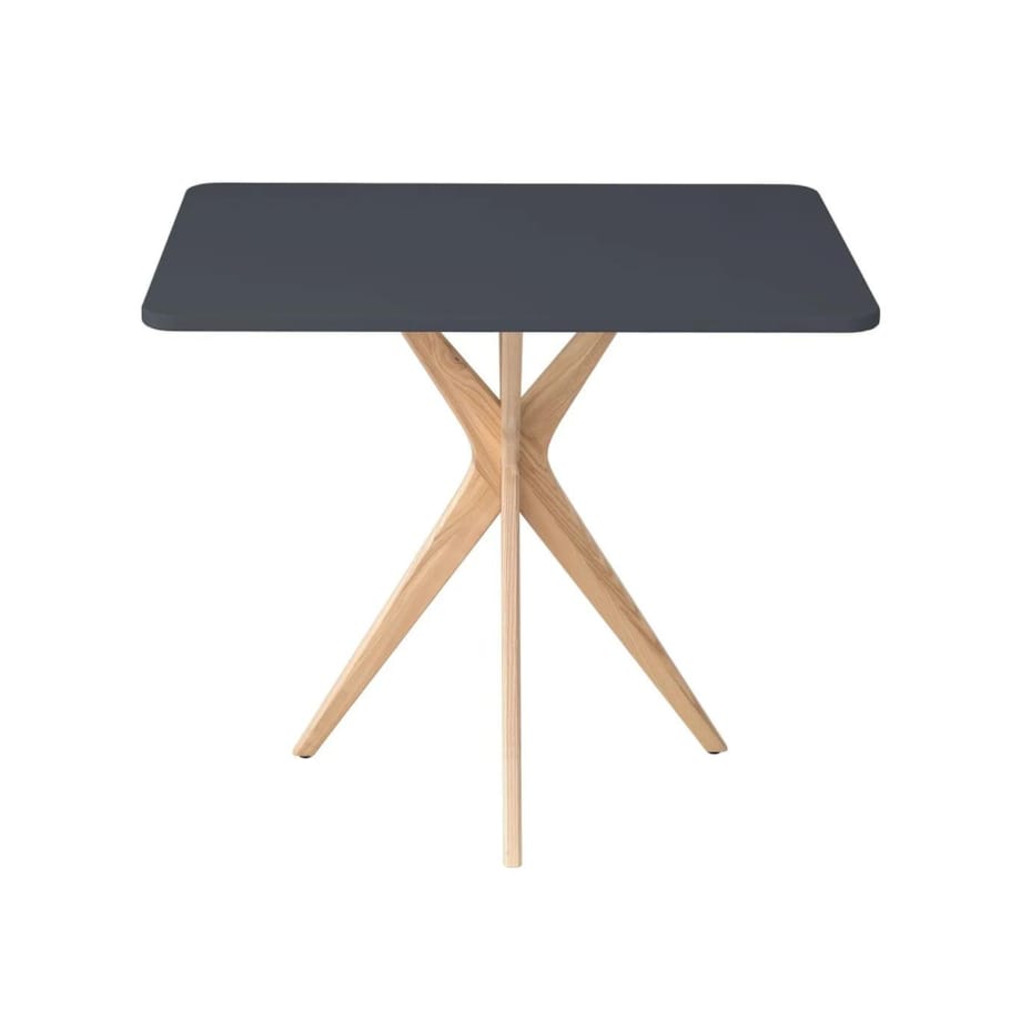Stół CUTTI 55x80 grafitowy/jesion