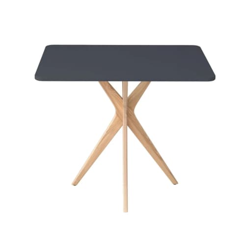 Stół CUTTI 55x80 grafitowy/jesion