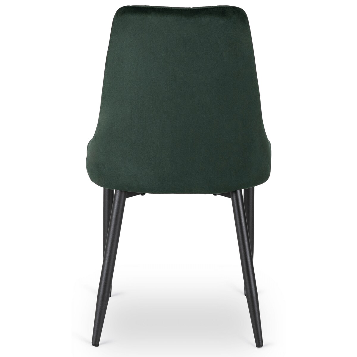 Krzesło Tapicerowane Welurowe Zielone Do Jadalni Salonu Kuchenne Loft BARI