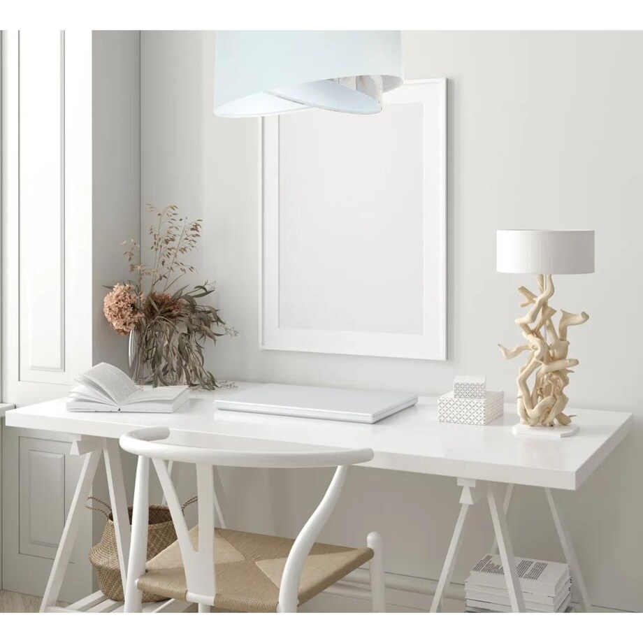 Lampa wisząca WHITE FLOWER biała