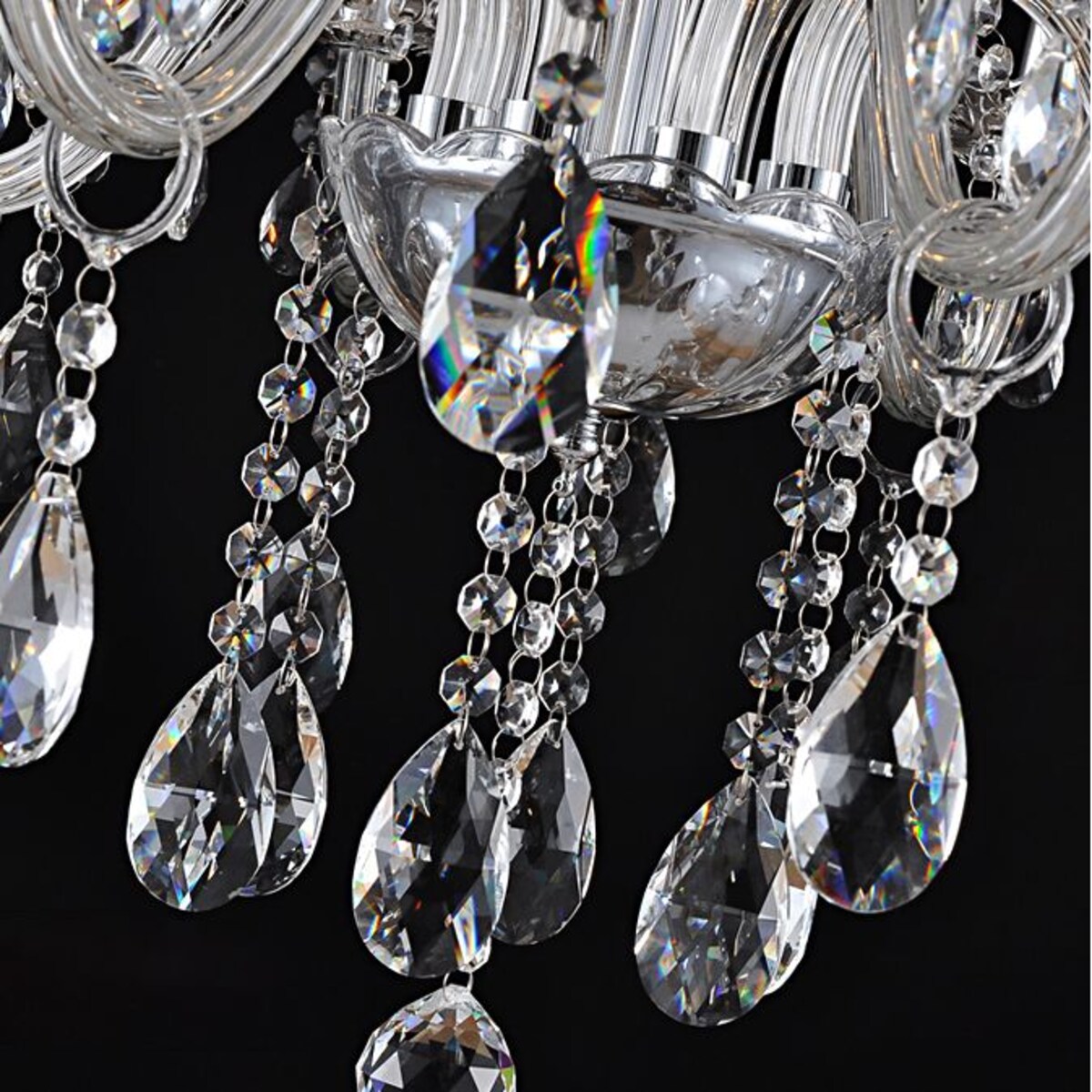 Lampa sufitowa kryształowa żyrandol 6xE14 392183