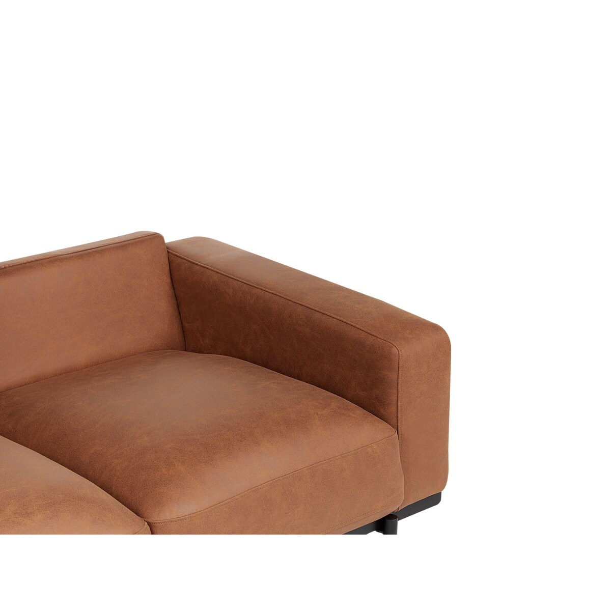 Sofa 2-osobowa brązowa SOVIK