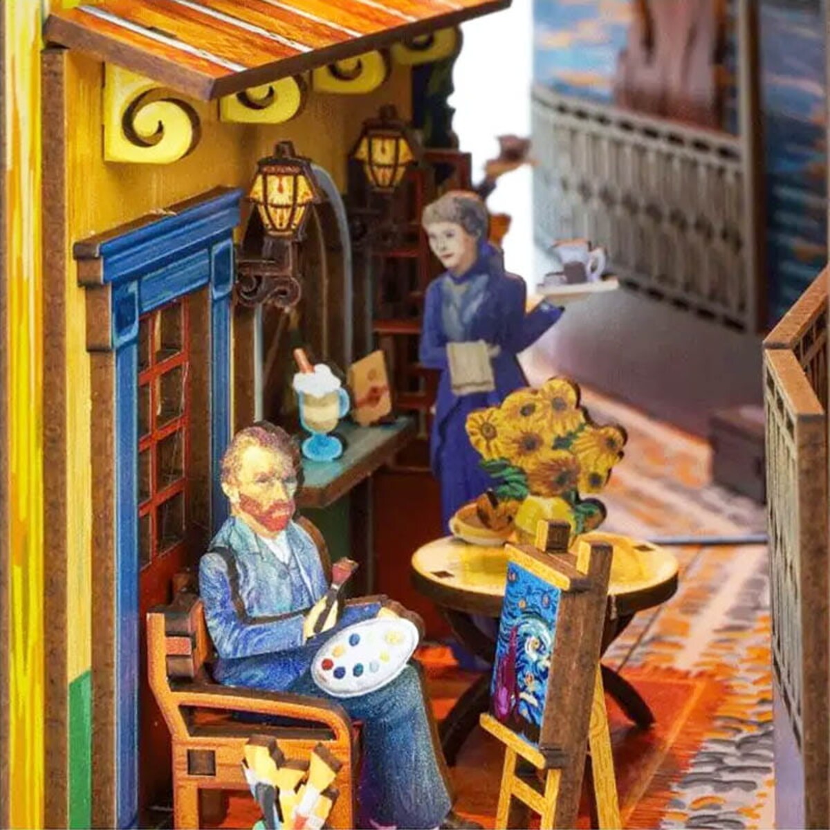 Miniaturowy domek Book Nook - Świat Vincenta - Tonecheer