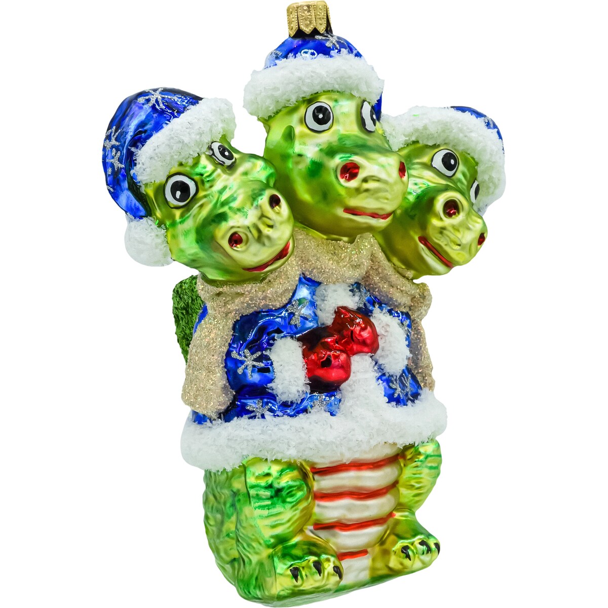 Bombka choinkowa szklana: Smok trzygłowy