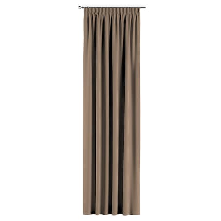 Zasłona na taśmie marszczącej 1 szt. 130x260 beżowy