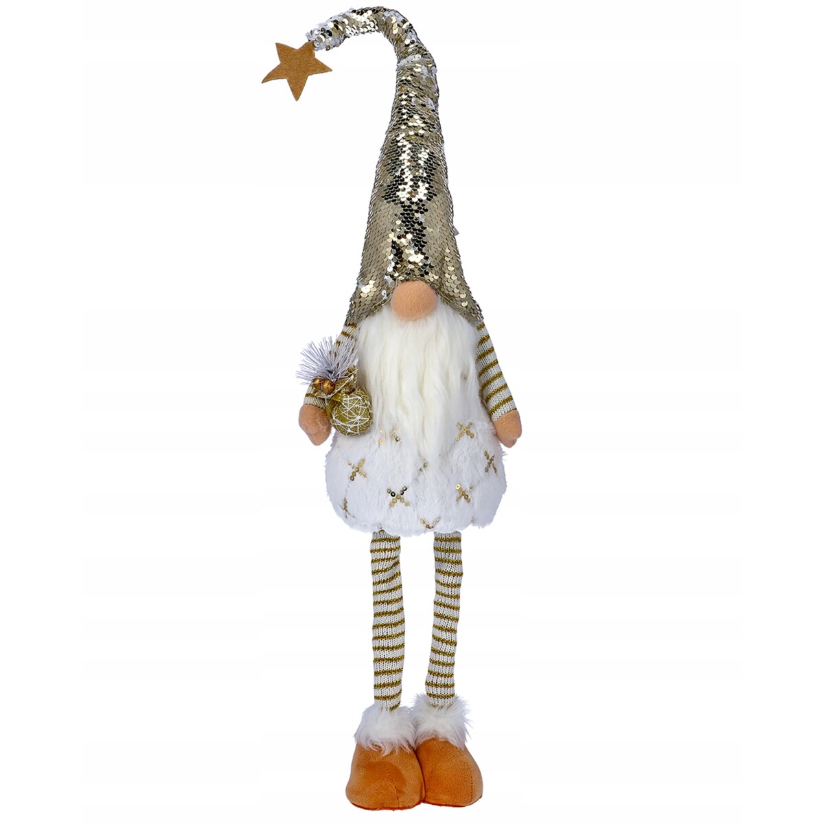 SKRZAT&#x20;&#x015B;wi&#x0105;teczny&#x20;KRASNAL&#x20;gnom&#x20;Miko&#x0142;aj&#x20;DU&#x017B;Y&#x20;bia&#x0142;y