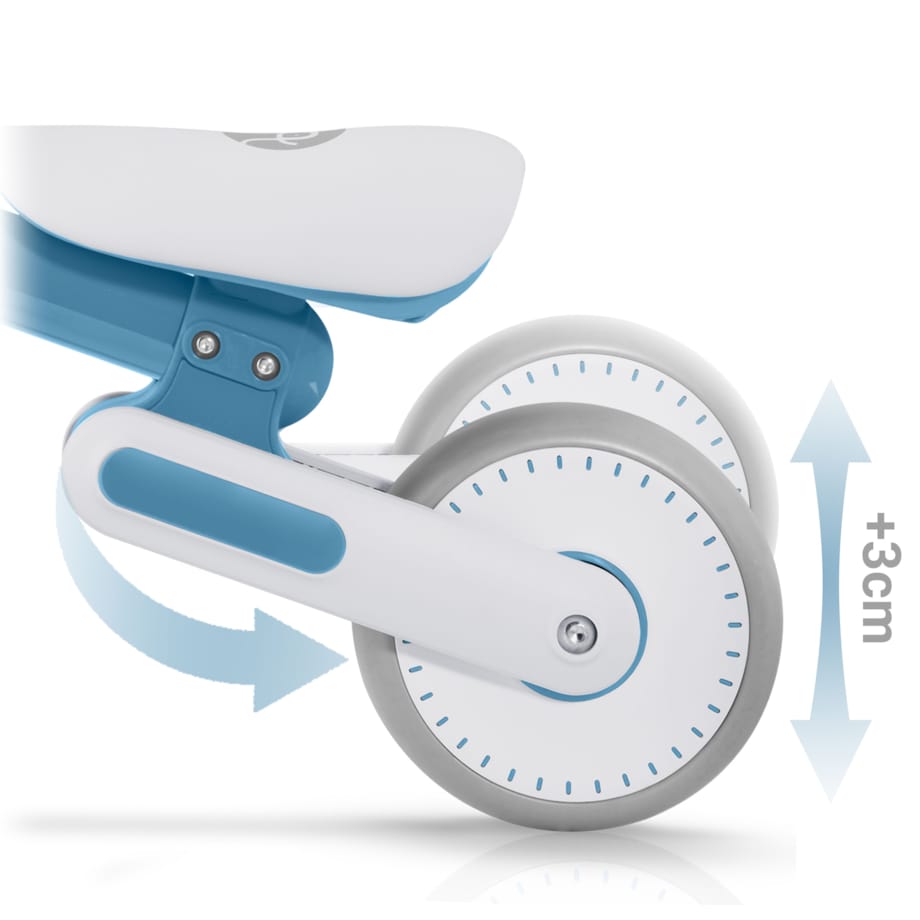 Rowerek biegowy trójkołowy Nukido jeździk dla dzieci niebieski 760303