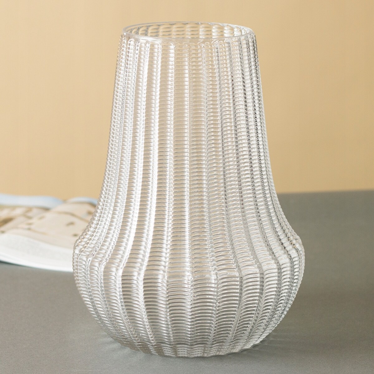 WAZON KRYSTALICZNY na bukiet wys. 25cm