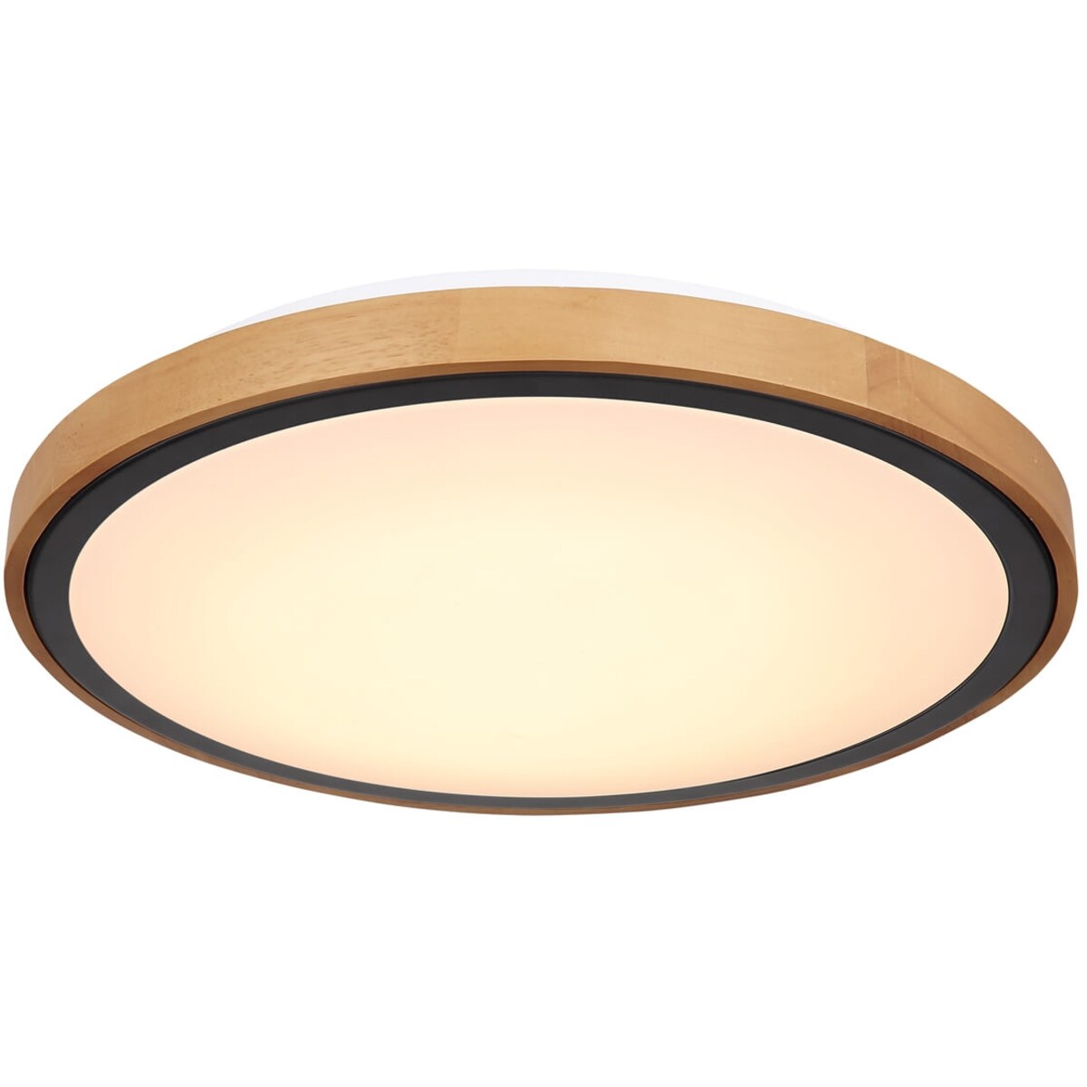 Lampa nasufitowa Bruno 41764-24 loftowa LED 24W drewniana