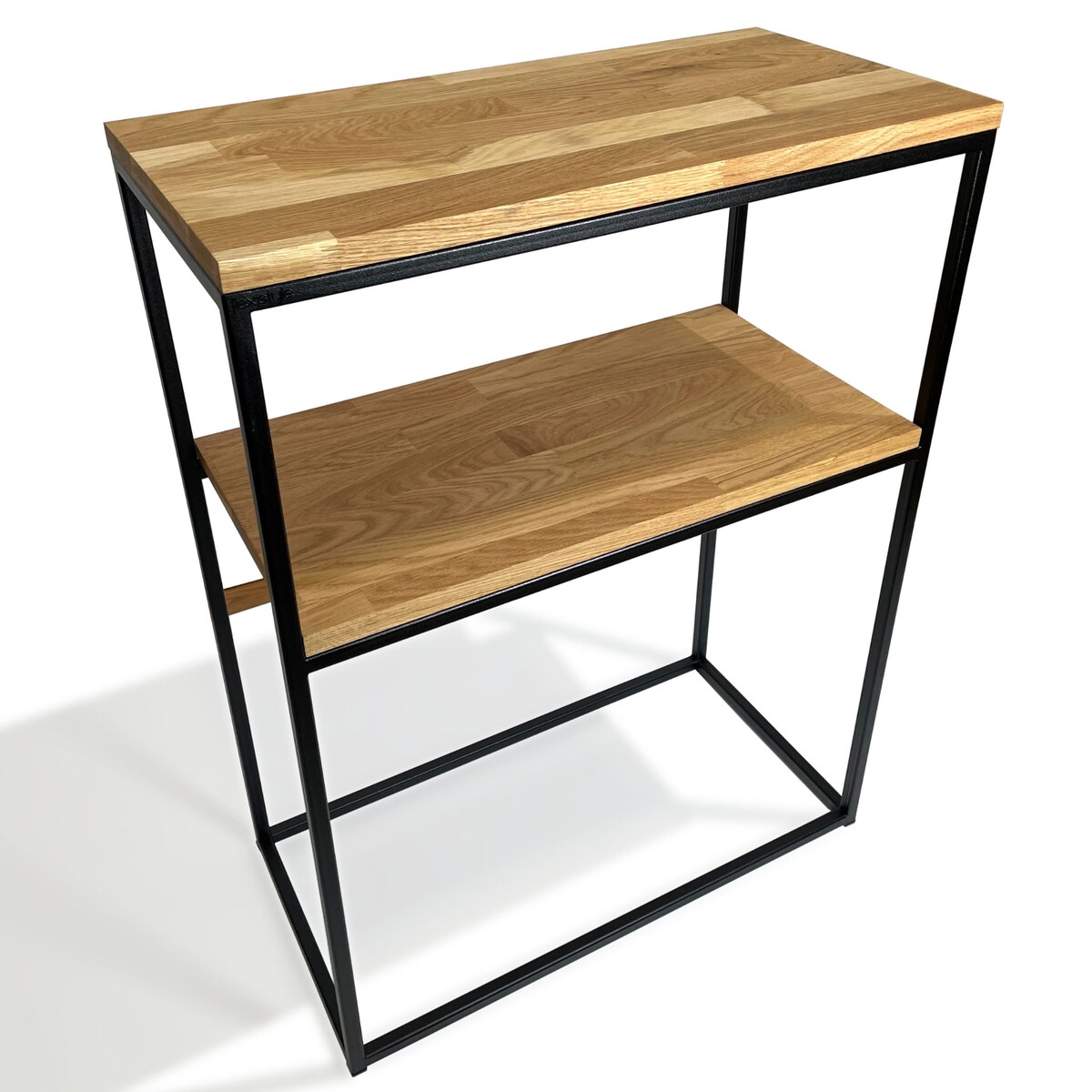 Konsola meblowa czarna 60x80x30cm podwójna