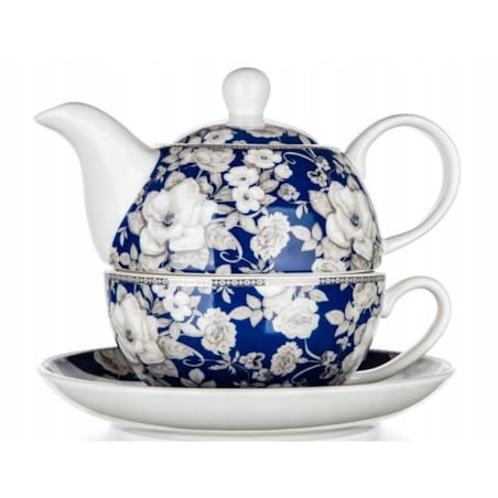 KOMPLET FILIŻANKA + DZBANEK dla 1 osoby NA HERBATĘ ZIOŁA na prezent mama