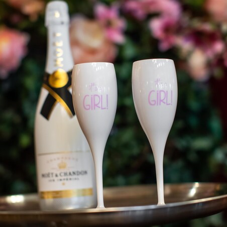 Kieliszek do szampana SUPERGLAS z nadrukiem, KOZIOL