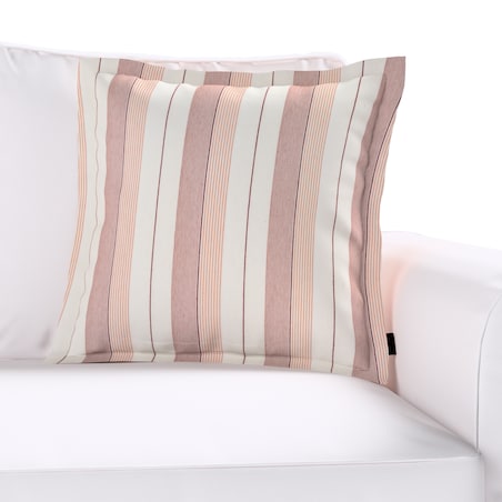 Poszewka Mona na poduszkę 45x45 czerwone pasy