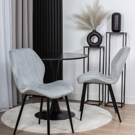 Krzesło tapicerowane welurowe pikowane do salonu jadalni velvet